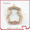 floating lockets pendants gold plated jewelry